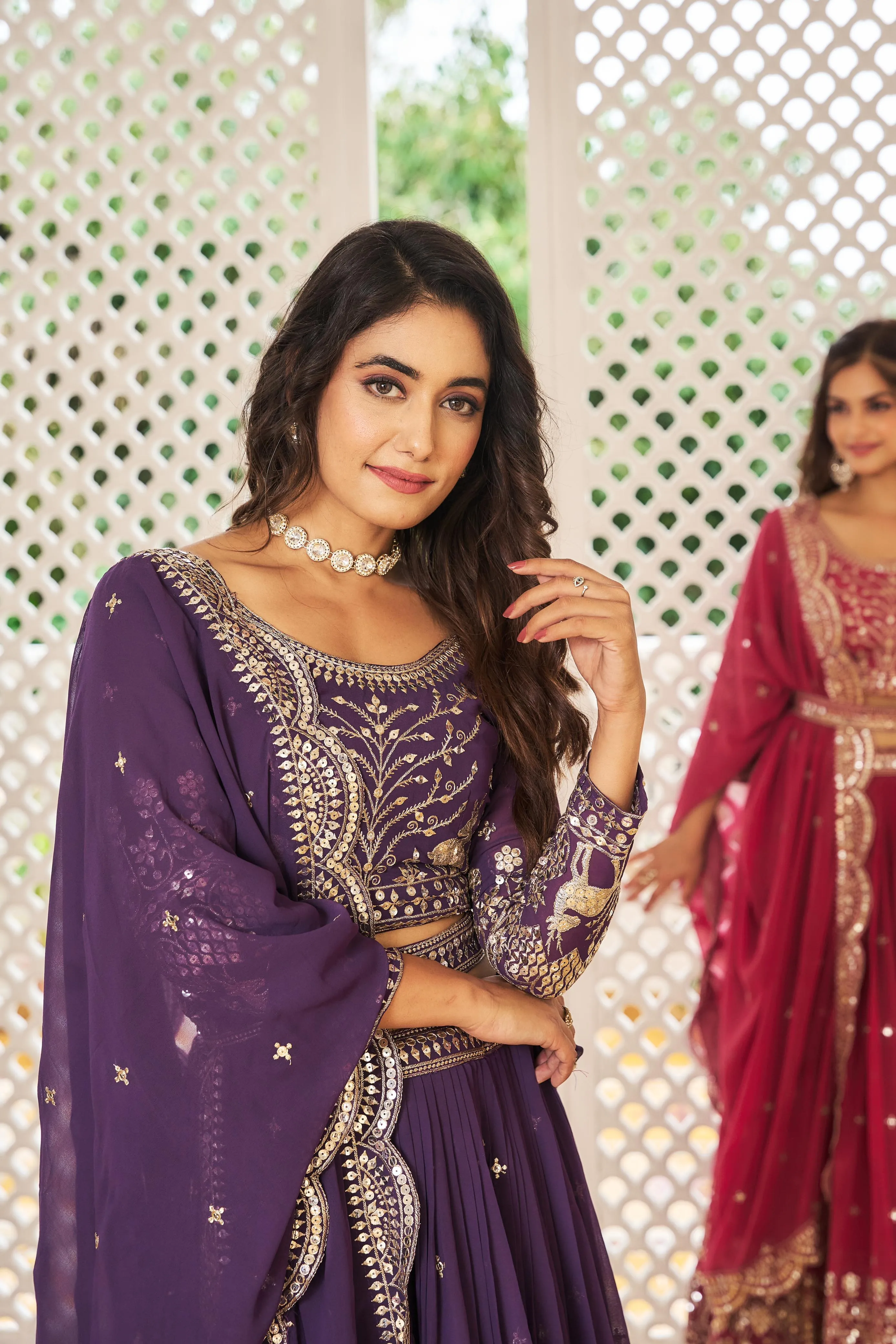 Buy Heavy Fox Georgette Premium Gown in Surat - Reseller Bazzar